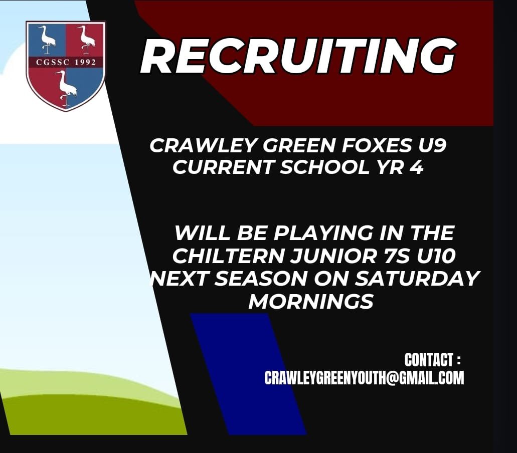 Crawley Green Youth Football Club tweet media