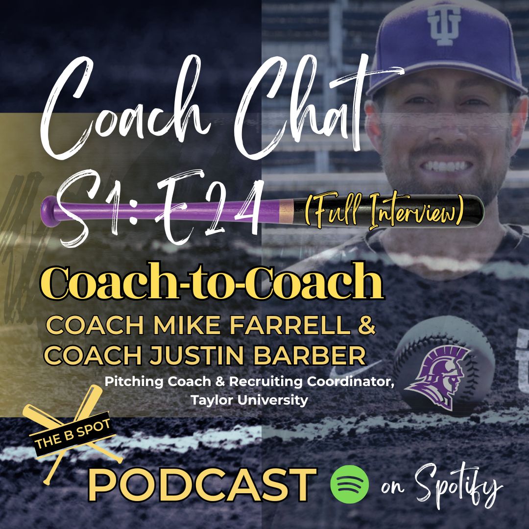 Mike Farrell The B Spot Podcast (@boopasbspot) on Twitter photo S1:E24 of The B Spot Podcast, we bring in Taylor University Pitching Coach and Recruiting Coordinator to talk pitching, data, Recruiting, Travel baseball, and the successes Taylor has had at the NAIA level. Available now on Spotify. <a href="/JustinBarber16/">Justin Barber</a> <a href="/taylorbaseball/">taylorbaseball</a> <a href="/tayloru/">Taylor University</a> S1:E24 of The B Spot Podcast, we bring in Taylor University Pitching Coach and Recruiting Coordinator to talk pitching, data, Recruiting, Travel baseball, and the successes Taylor has had at the NAIA level. Available now on Spotify. <a href="/JustinBarber16/">Justin Barber</a> <a href="/taylorbaseball/">taylorbaseball</a> <a href="/tayloru/">Taylor University</a>