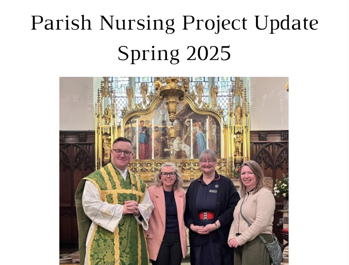 St Matthew's Church (@carver_street) on Twitter photo The Spring update from the parish Nursing Project is available to read on our website:
stmatthewscarverstreet.co.uk/news/parish-nu…
<a href="/ParishNursingUK/">Parish Nursing UK</a> <a href="/ParishNursing12/">Parish Nurses - Carver Street💙</a> The Spring update from the parish Nursing Project is available to read on our website:
stmatthewscarverstreet.co.uk/news/parish-nu…
<a href="/ParishNursingUK/">Parish Nursing UK</a> <a href="/ParishNursing12/">Parish Nurses - Carver Street💙</a>