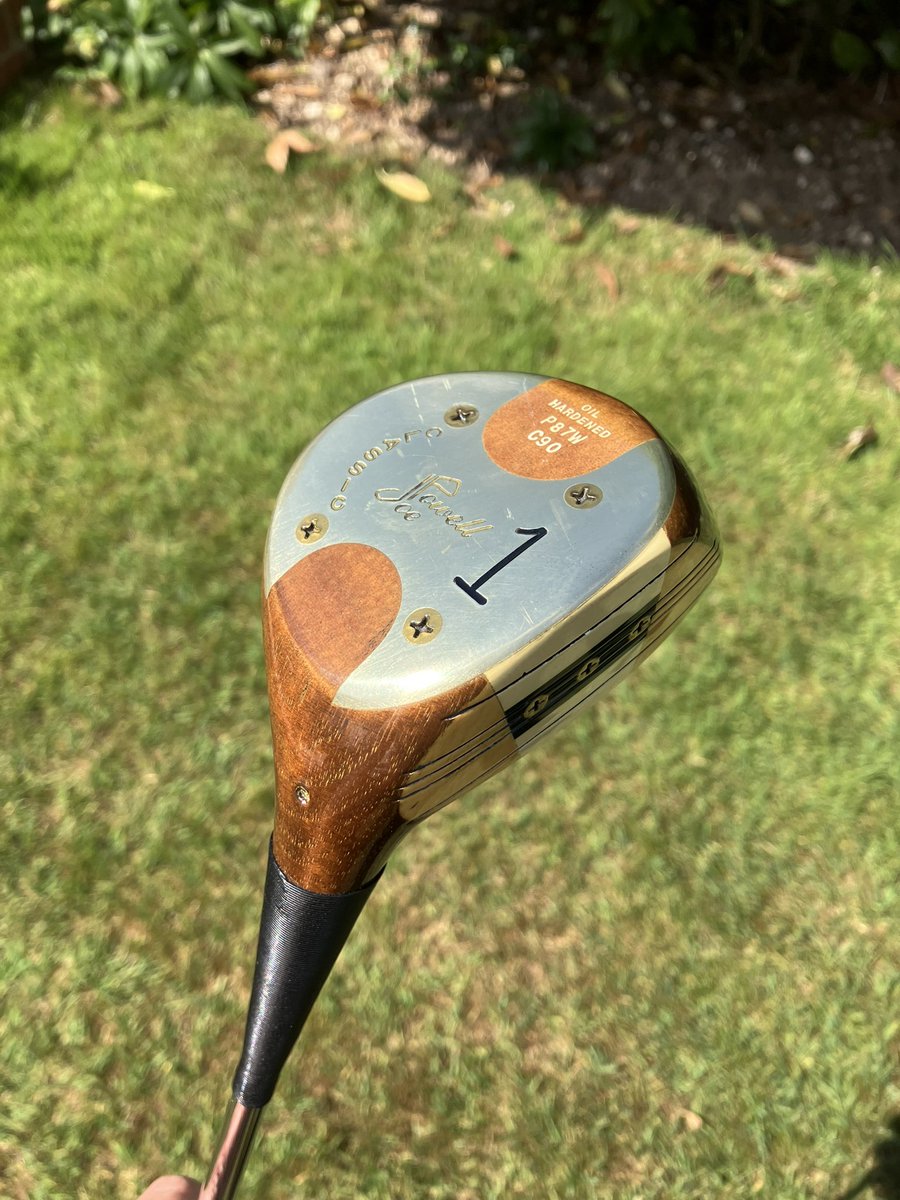 HartleyGolfShop's tweet photo. @cookiejargolf @JoePowellGolf @ReigateHeathGC looking forward to hitting my first tee shot with this beauty after 40 years!! https://t.co/rL9A6J8q4V