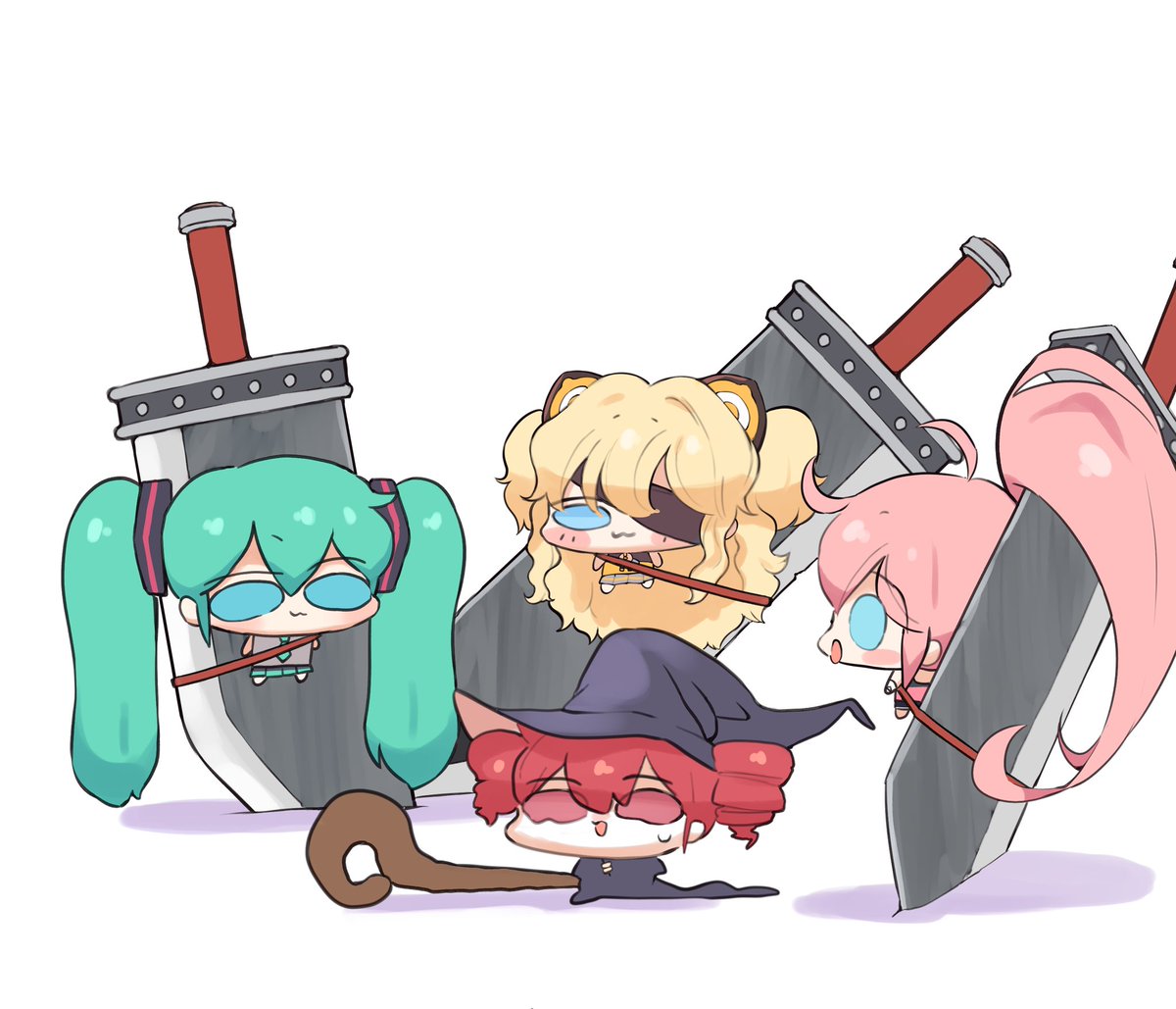 A balanced party

#VOCALOID #SeeU #HatsuneMiku #kasaneteto #Hatsune_Miku #Uni