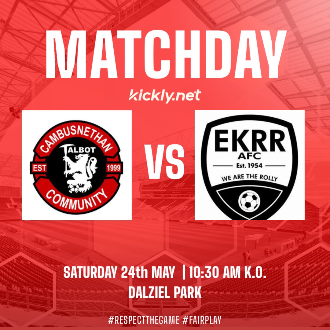 Dalziel Park for our penultimate league game of the season!!!

MON THE ROLLY!!!🔴⚫️