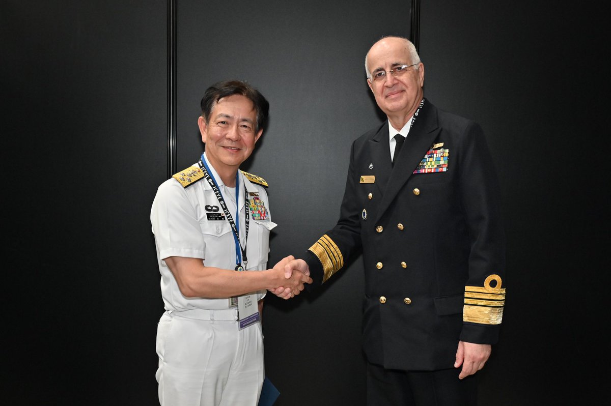海上幕僚長は、#DSEIJapan2025 のために来日した