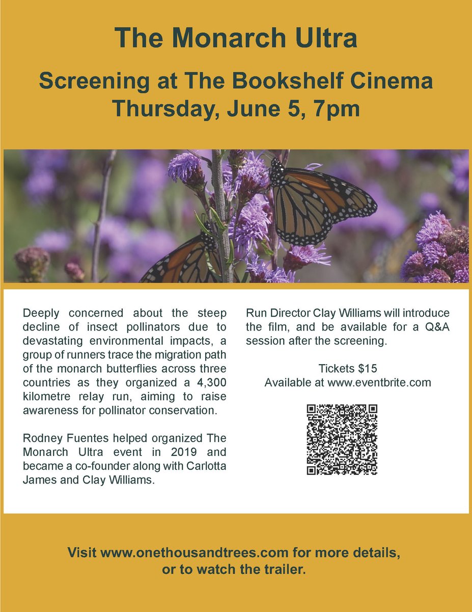 100mileclay's tweet photo. In less than two weeks in Guelph!! Get your tickets now, limited seating: https://t.co/cldFF4Ys5u
I'll be there to introduce the film, and for Q&amp;A session afterward, AND I will have copies of the new book about the run available for sale, happy to sign your personal copy. https://t.co/wRdVFenSBp