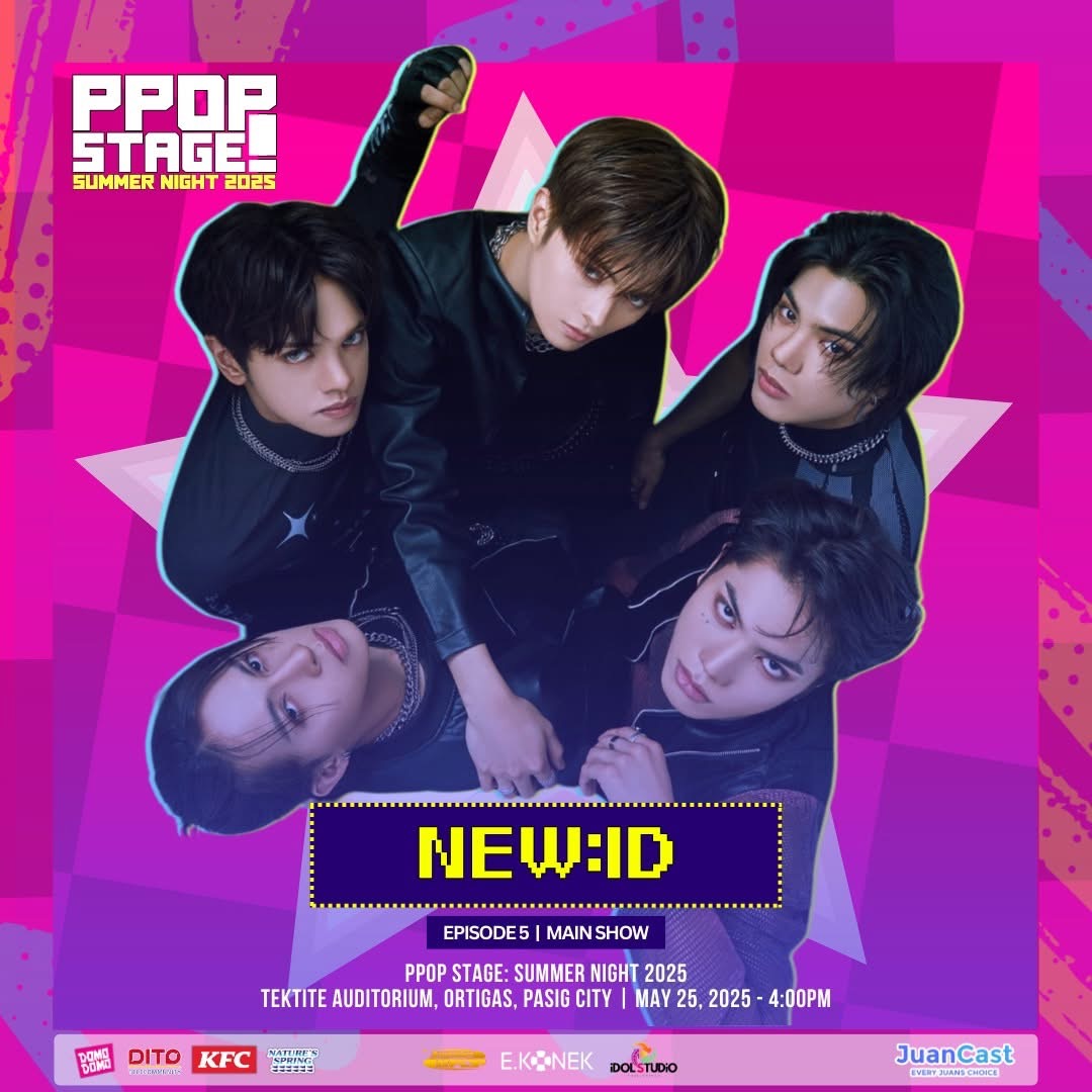 dayonemarkofc's tweet photo. [📢]#NMO_Events

New:ID is bringing the heat to PPOP Stage: Summer Night 2025! 🪩🔥

📆: May 25, 2025 (Sunday)
🕓: 4:00 PM
📍: Tektite Towers Auditorium, Ortigas Center, Pasig City

Grab your Tickets now!
🎟️: https://t.co/ZX9ZZrKIXu

#New_ID #PARAsaPPOP #PPOPrise @official_newID https://t.co/Kp0gP10HDO