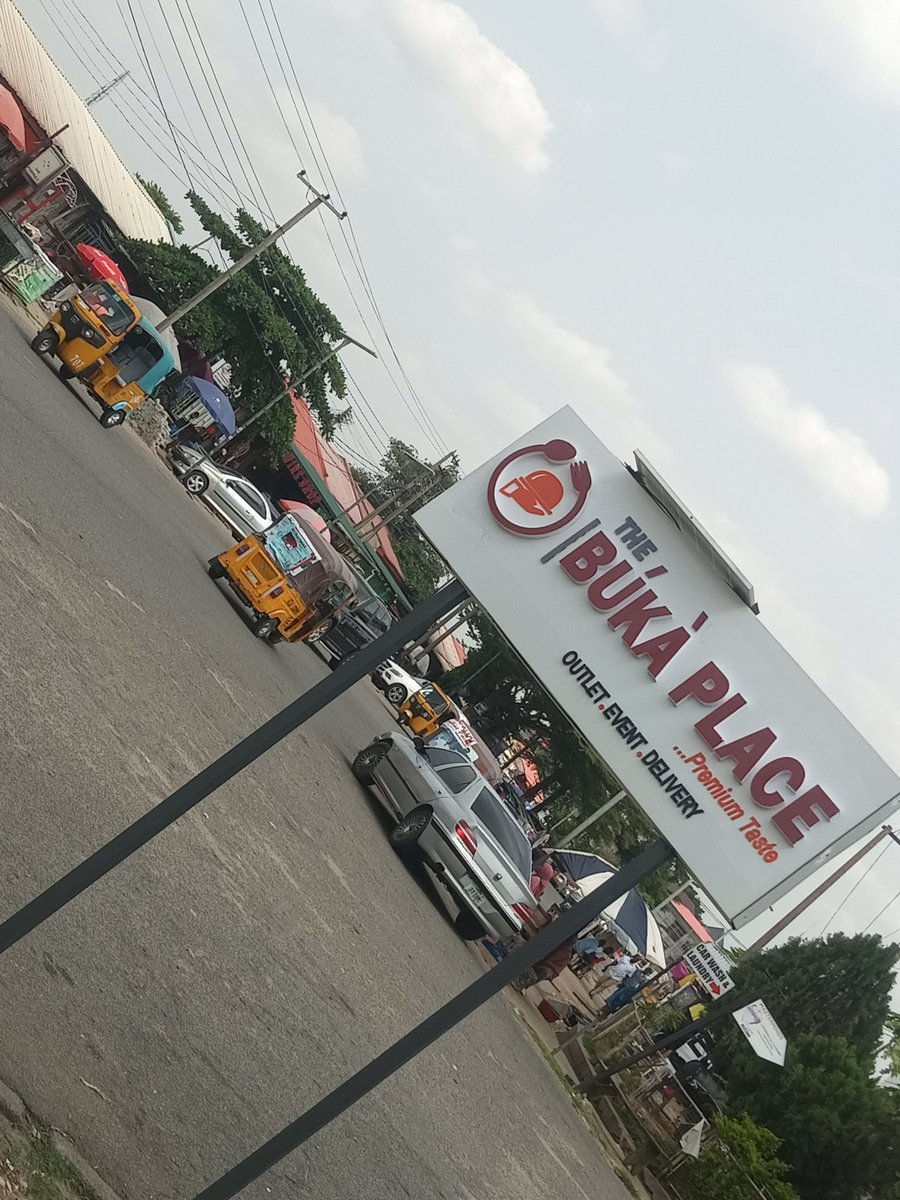 SlyAlamala's tweet image. Please, be reminded @TheBukaPlace  is off first avenue, behind Ibro Fish, Gwarinpa- Abuja. 

✌️