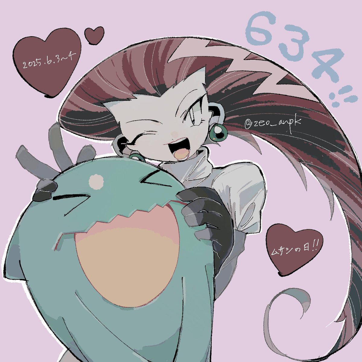 なんだかんだ言いつつやっぱり仲間のことを第一に考えるいつもいつでも心は大女優なムサシが大好きだ！
#ムサシの日