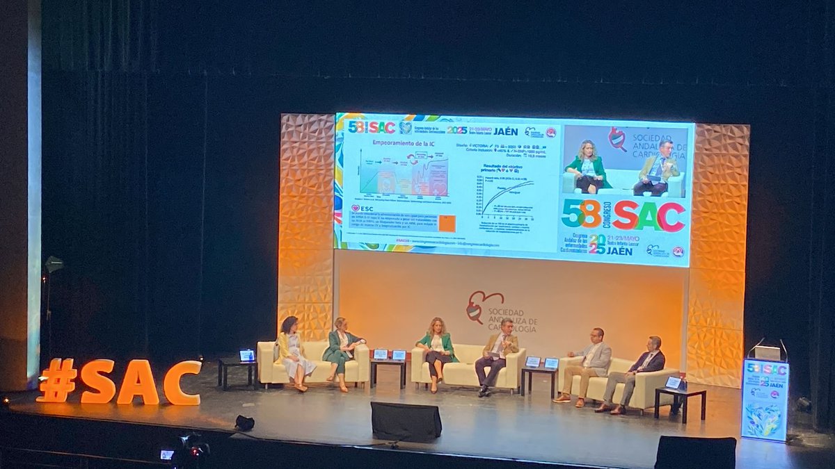 SACardiología (@sacardiologia) on Twitter photo 🔴Mesa. Insuficiencia Cardíaca
Auditorio
👥Moderadores:
Dra. Soraya Muñoz Troyano
Dr. D. Alejandro Recio Mayoral
👤Ponentes:
Dra. Dª. Laura Jordán Martínez
Dra. Dª. Iris María Esteve Ruiz
Dr. D. Manuel Crespín Crespín
Dr. D. Miguel Puentes Chiachío
#sac25 <a href="/CorazonHuvr/">CorazonHuvr</a> 🔴Mesa. Insuficiencia Cardíaca
Auditorio
👥Moderadores:
Dra. Soraya Muñoz Troyano
Dr. D. Alejandro Recio Mayoral
👤Ponentes:
Dra. Dª. Laura Jordán Martínez
Dra. Dª. Iris María Esteve Ruiz
Dr. D. Manuel Crespín Crespín
Dr. D. Miguel Puentes Chiachío
#sac25 <a href="/CorazonHuvr/">CorazonHuvr</a>
