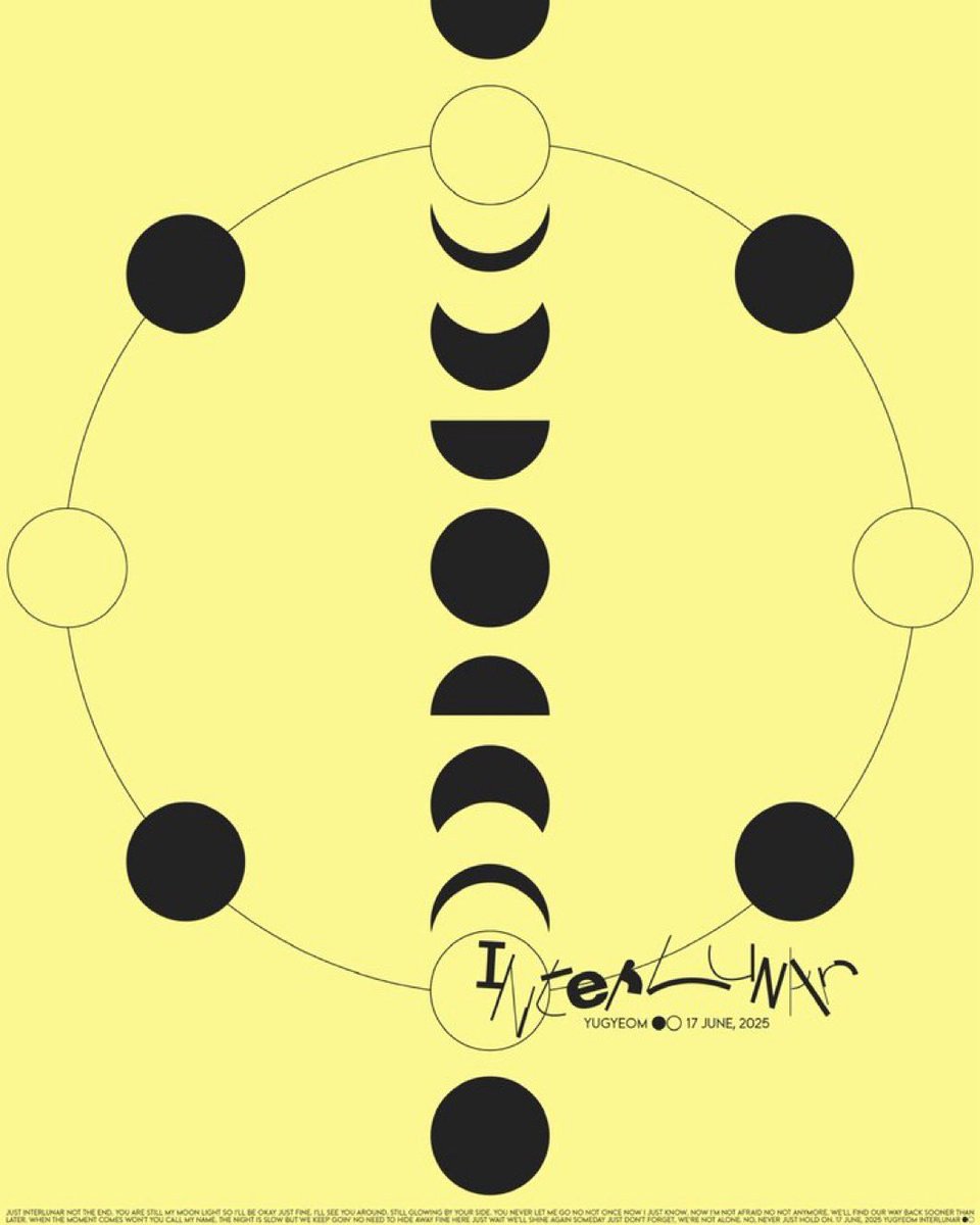 KYUGYEOMNATION's tweet photo. NEW | Are you ready? #YUGYEOM announces [Interlunar] out JUNE 17TH. https://t.co/PXhVbJmVlp