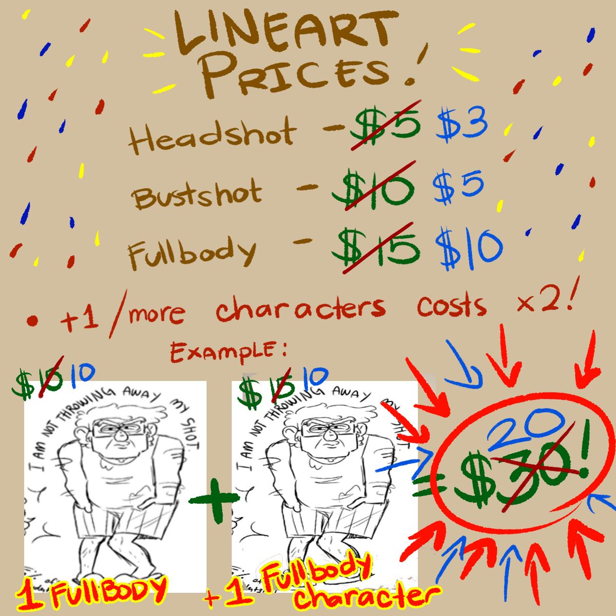 Psst_Jei's tweet image. NEW PRICES!!! Needed cash for a bit ueueueue #commissionsopen