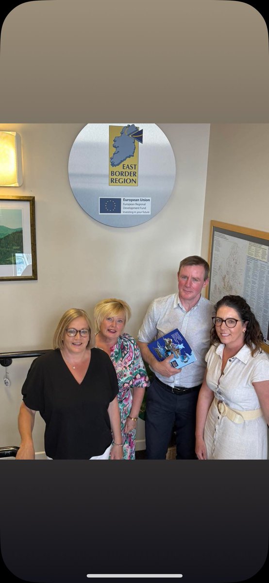 EBR delighted to meet with local MLA Justin McNulty on the exciting new PEACEPLUS Change Maker Fund which will provide €40 million to grassroot groups &amp; organisations for people to people based projects