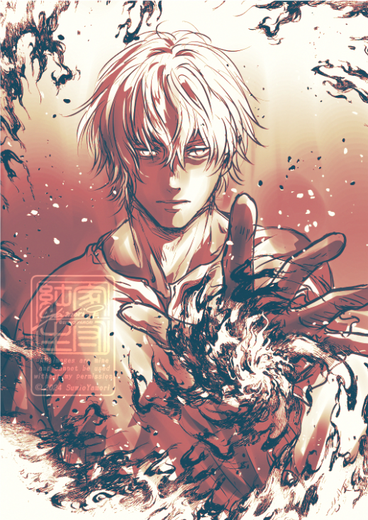 「#引用RTで絵をあげている5人を指名してバトンでお気に入りの絵を載せる 黒髪受け」|家守純生のイラスト