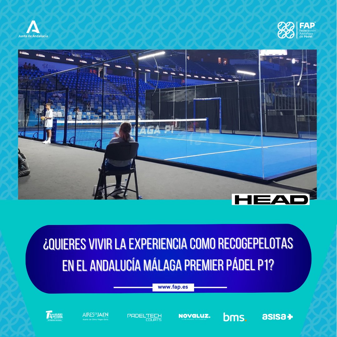📝 ¿Quieres vivir la experiencia como recogepelotas en el Andalucía Málaga Premier Pádel P1?
✏️ El Martín Carpena acoge por segundo año consecutivo la cita deportiva, del 13 al 20 de julio

🔍 fap.es/quieres-vivir-…

 #FAP #SomosFap #padel