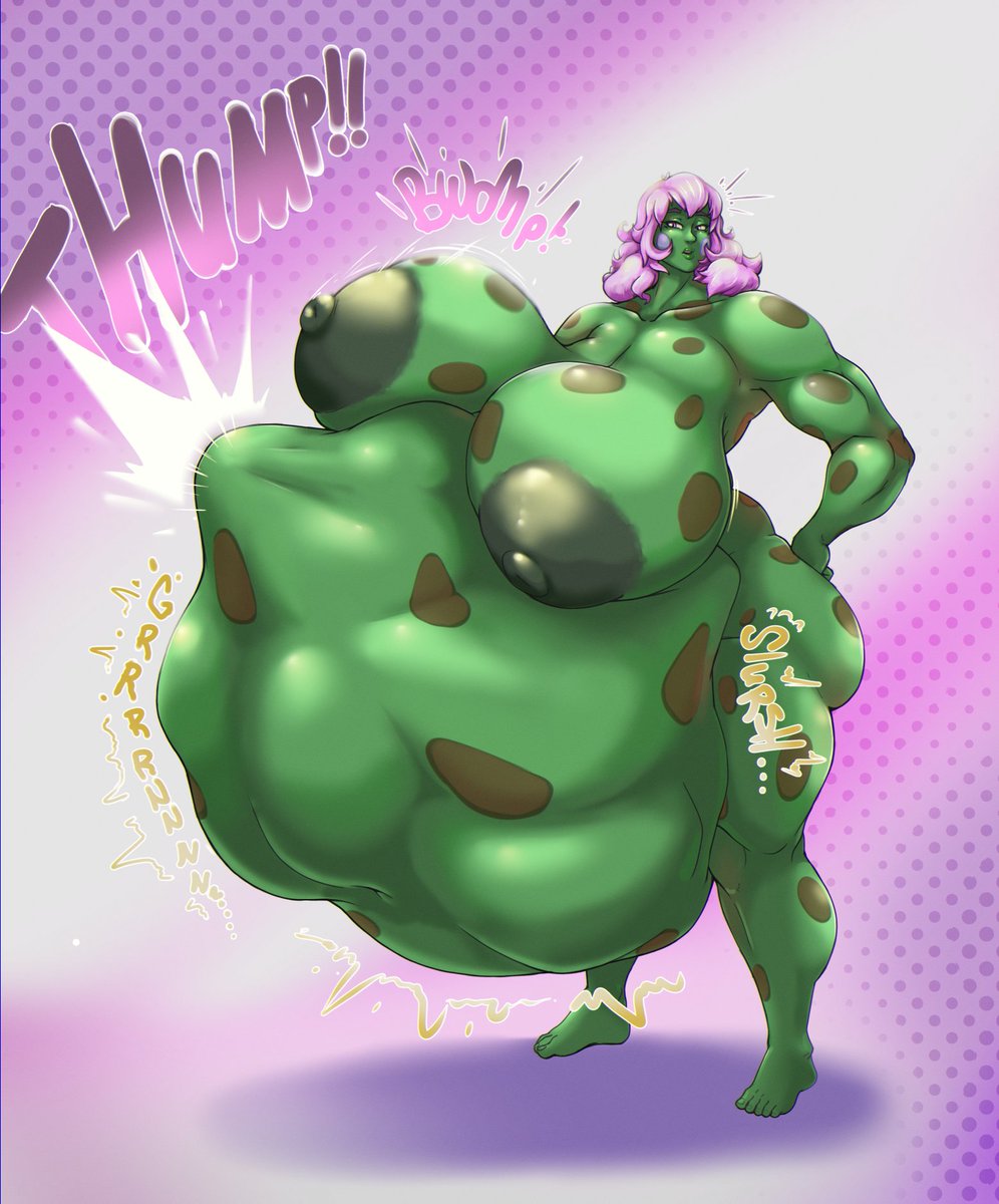 Com complete for <a href="/Darkside355/">Darkside35</a> of their Frog-gal Ivy!

I love fob

Tysm for the com!

PS.  Low key practicing muscle here so I can muscle later.