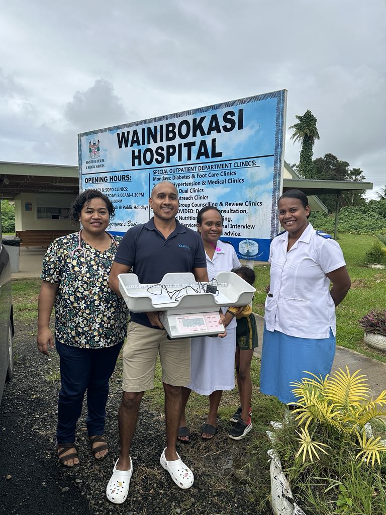 CompainJudy's tweet image. Proud to support Wainibokasi Hospital in Nausori with a donated baby scale, ensuring accurate monitoring of newborn health.  Tracking infant growth and development is an important aspect of delivering quality care to mothers and babies!

@angry_kpra @slrabuka @bimanprasad