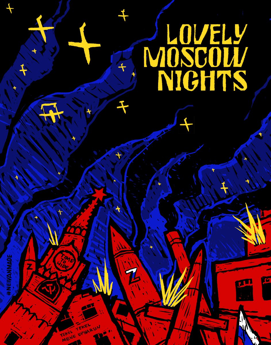 neivanmade's tweet image. Air raids are becoming a regular occurrence in Moscow. Military factories, oil refineries, missiles, planes, and tanks are burning.
He who sows the wind shall reap the storm.
#NEIVANMADE
@JPLindsley