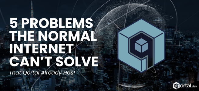 Here are 5 problems the normal internet still hasn’t solved:

1. Censorship
2. Data harvesting
3. Centralized DNS
4. KYC walls
5. High hosting costs

Qortal already has solved them all! This blog breaks it all down: link.qortal.dev/five-problems
No gatekeepers. No compromises. Just a