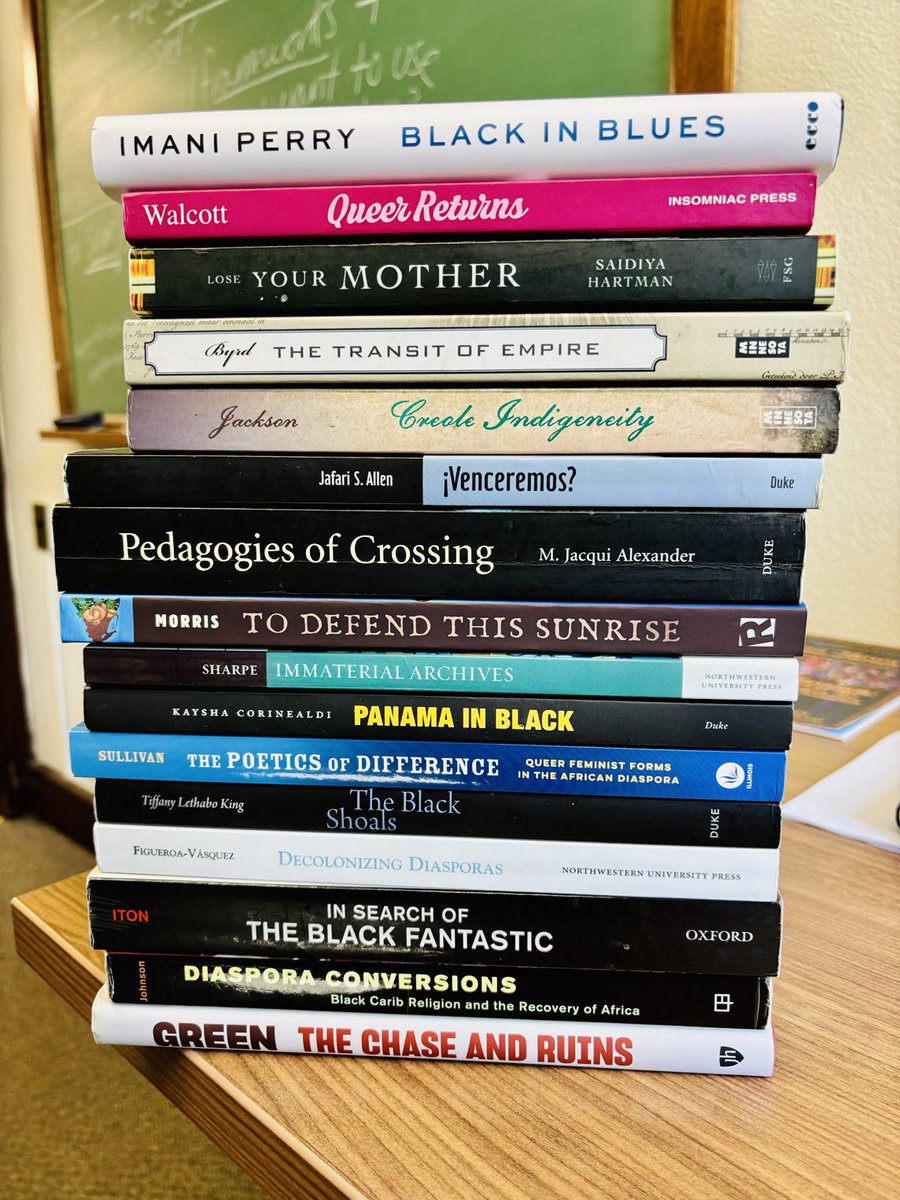 Locked in. Final manuscript revisions. Indigenous Blackness: The Queer Worldmaking Politics of Garifuna Nueva York soon come.