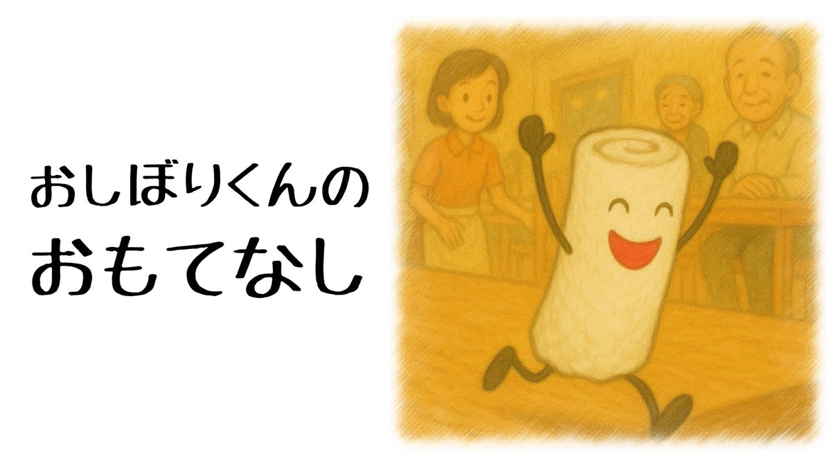 uemura_company's tweet photo. こんばんは🌙

横浜のおしぼり屋さんの
植村紹介です。

おしぼり君の物語を制作しました。
物語を通して弊社のおしぼりへの
想いや取り組みを
ご紹介できればと思います。

お子様と一緒に楽しんでいただけると
幸いです。

https://t.co/w9slFDB90X

#おしぼり https://t.co/Ftx3E5EkR9