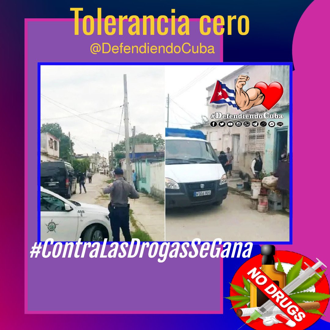 YOGAenCUBA's tweet photo. Hagamos una campaña contra las drogas!!!
El químico envenena, mata. No te conviertas en su esclavo. No permitas que se comercialice.
#CubaAlerta
#ToleranciaCero
#ContraLasDrogasSeGana
@DivisionTanque @AlbertMambi @Viltre2 @IdearteJos83332 @JRBlanco59 @cruzata2716 @MinfarC https://t.co/1gDS29rtK6