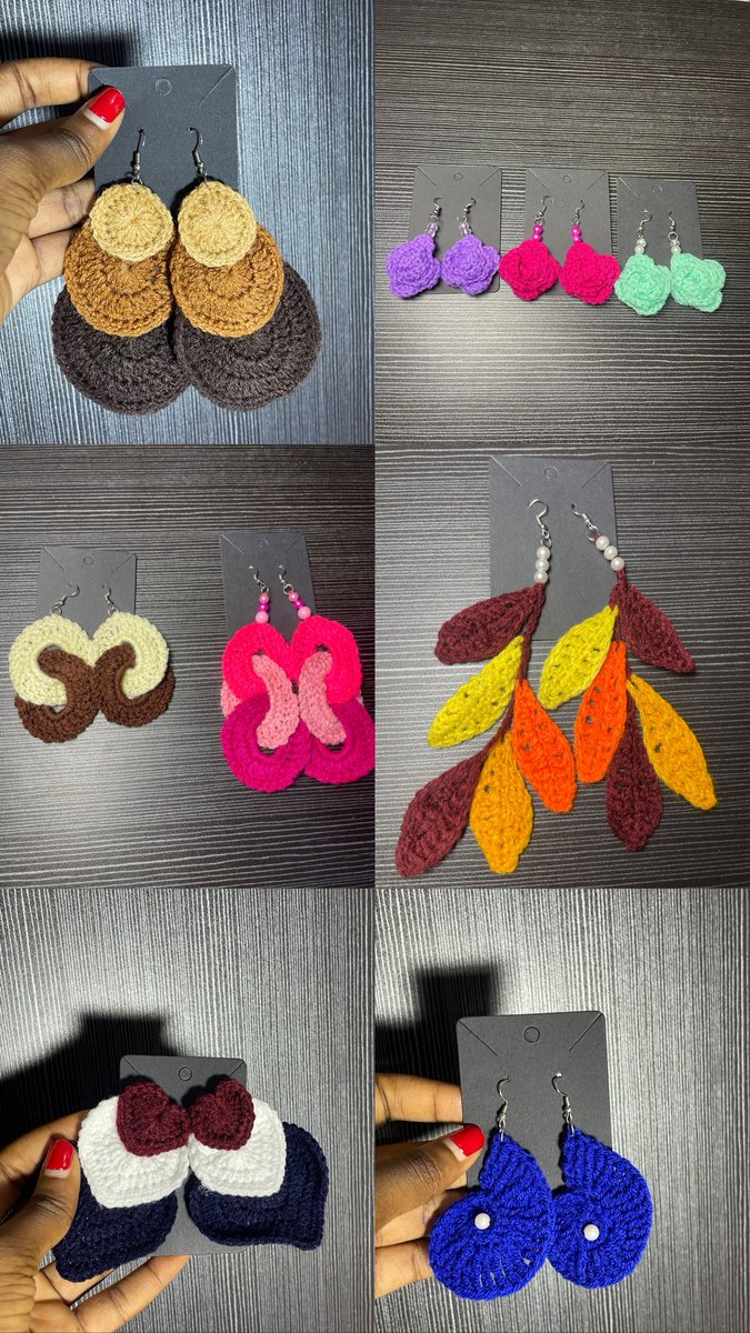 Crochet Earrings💛 Send a DM to place an order✨