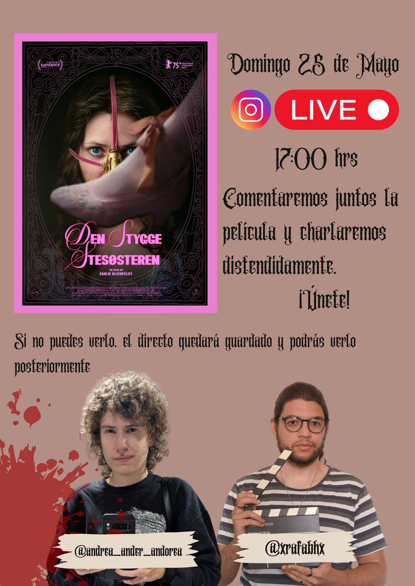 Hola! Este domingo a las 17:00 en instagram, tienes una cita con <a href="/AndreaLopez_17/">And...</a> y conmigo, estaremos comentando "The Ugly Stepsister" y charlando de todo un poco en directo, no te lo puedes perder!!