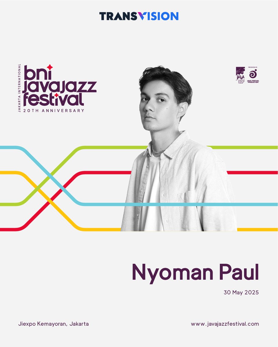 TransvisionID's tweet image. You asked, we got you!  🎶

Mendengarkan Senandung Pria di perayaan 20 tahun Java Jazz bakal ada nama-nama keren, mulai dari Rony Parulian, Tompi, sampai Bilal Indrajaya yang siap bawa suasana tanpa batas.

 #BNIJJF2025 #JavaJazzFest #JJF2025 #20yearsjavajazzfestival #TransVision
