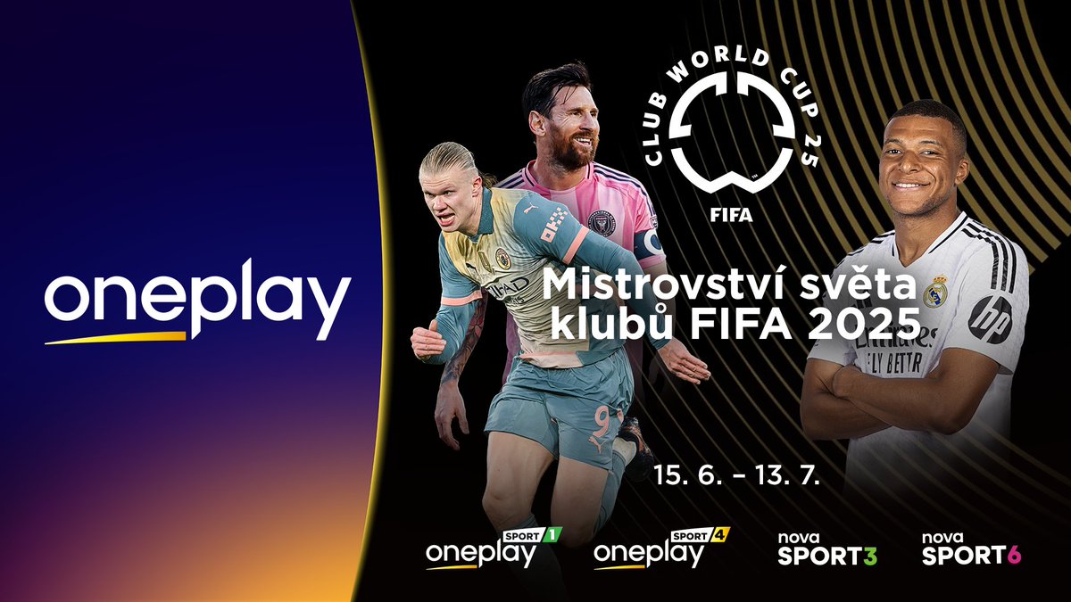 david_soln's tweet photo. Diváci @oneplaysportcz a @novasport_cz se od 15.6 mohou těšit na Mistrovství světa klubů@FIFACWC. Podařilo se koupit práva na všechny zápasy, od skupin až po finále. Hraje se v USA, hodně duelů v ideálních 18.00/21.00. Vítěz dostane 125 mil. dolarů (pro srovnání vítěz LM 85 mil.) https://t.co/c56wCtpP28
