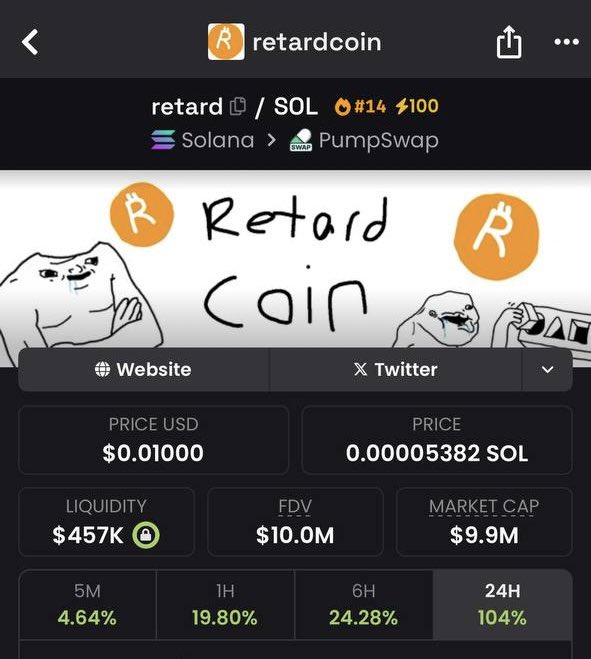 papadamnseven's tweet photo. there is no technology like retarded technology.

retardcoin. https://t.co/t4MjoJ7XeY