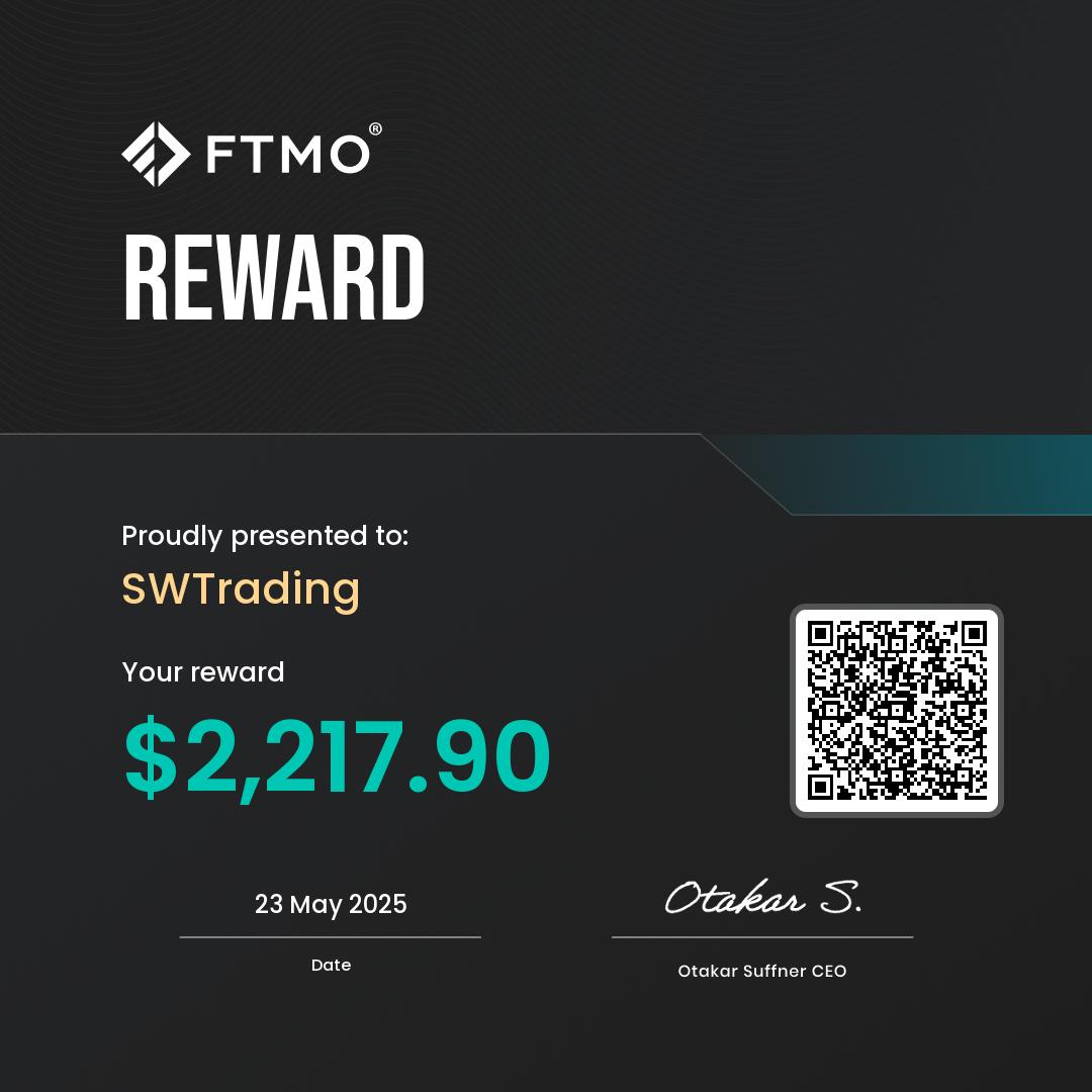 +2.2k with <a href="/FTMO_com/">FTMO.com</a> ✅

If I could give one piece of advice , it is to max this prop firm before anyone else.