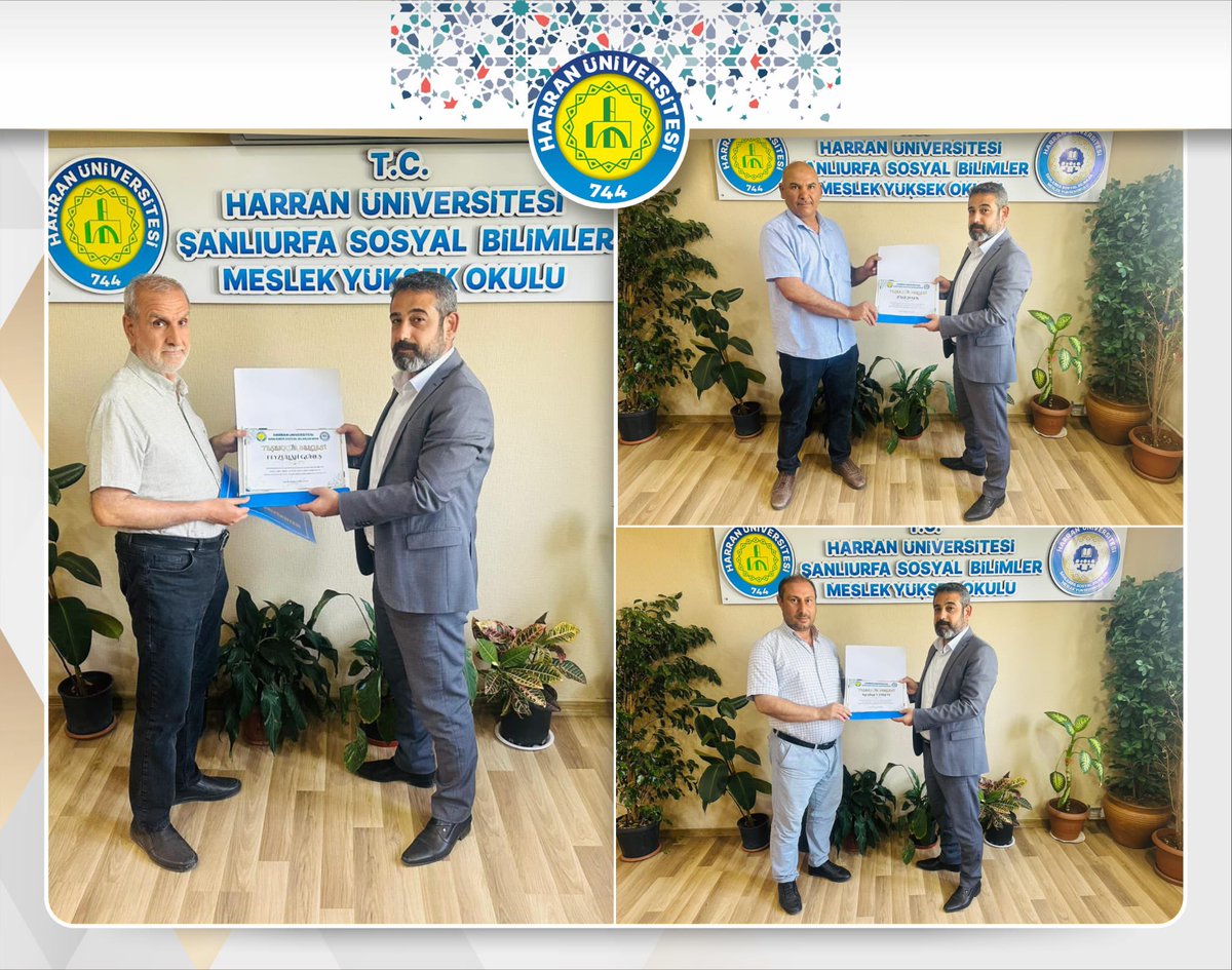 Şanlıurfa Sosyal Bilimler MYO (@ssbmyo1) on Twitter photo Müdürümüz <a href="/ih_yasar/">İbrahim Halil Yaşar</a> tarafından meslek yüksekokulumuzda görev yapan idari personelimize, özverili çalışmalarından dolayı başarı belgeleri takdim edildi. Personelimize emek ve katkılarından dolayı teşekkür ederiz. Müdürümüz <a href="/ih_yasar/">İbrahim Halil Yaşar</a> tarafından meslek yüksekokulumuzda görev yapan idari personelimize, özverili çalışmalarından dolayı başarı belgeleri takdim edildi. Personelimize emek ve katkılarından dolayı teşekkür ederiz.