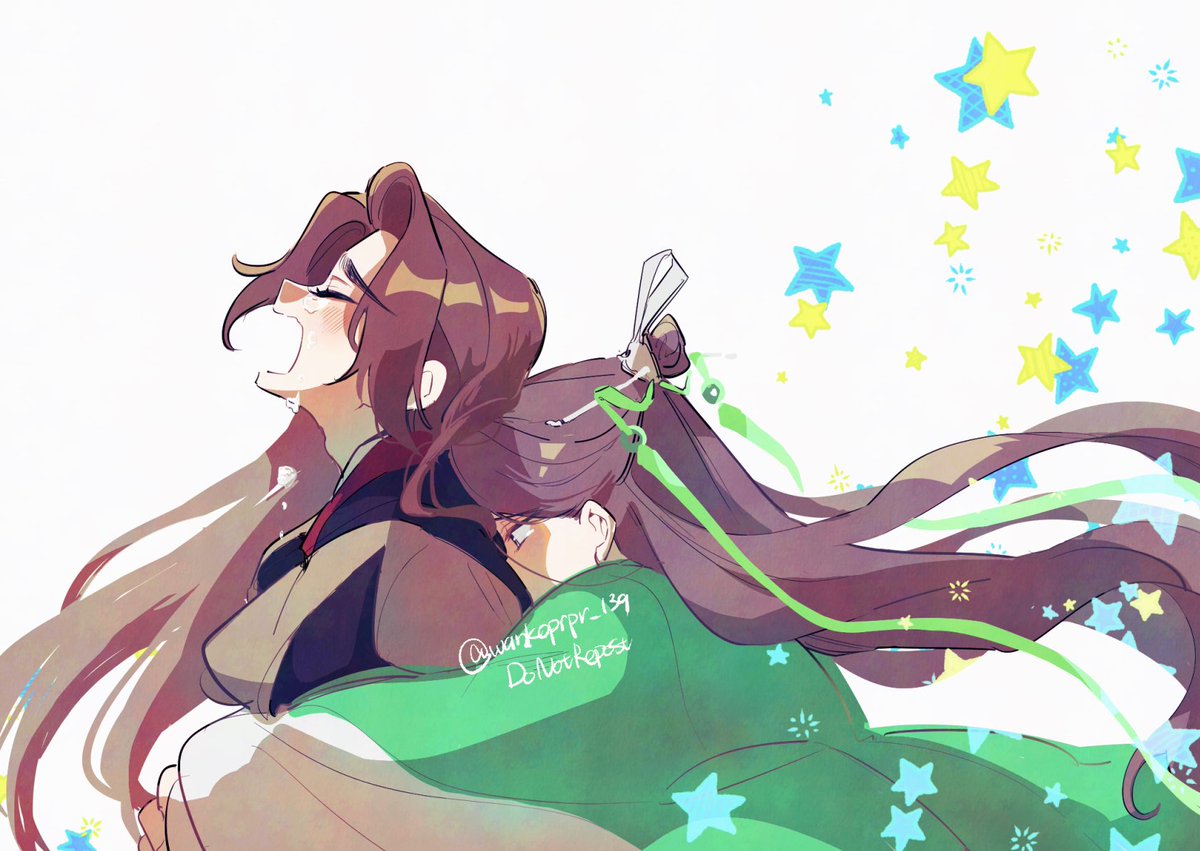 「ぎゅっとして #冰秋」|大感謝おじさん🐶🥒のイラスト