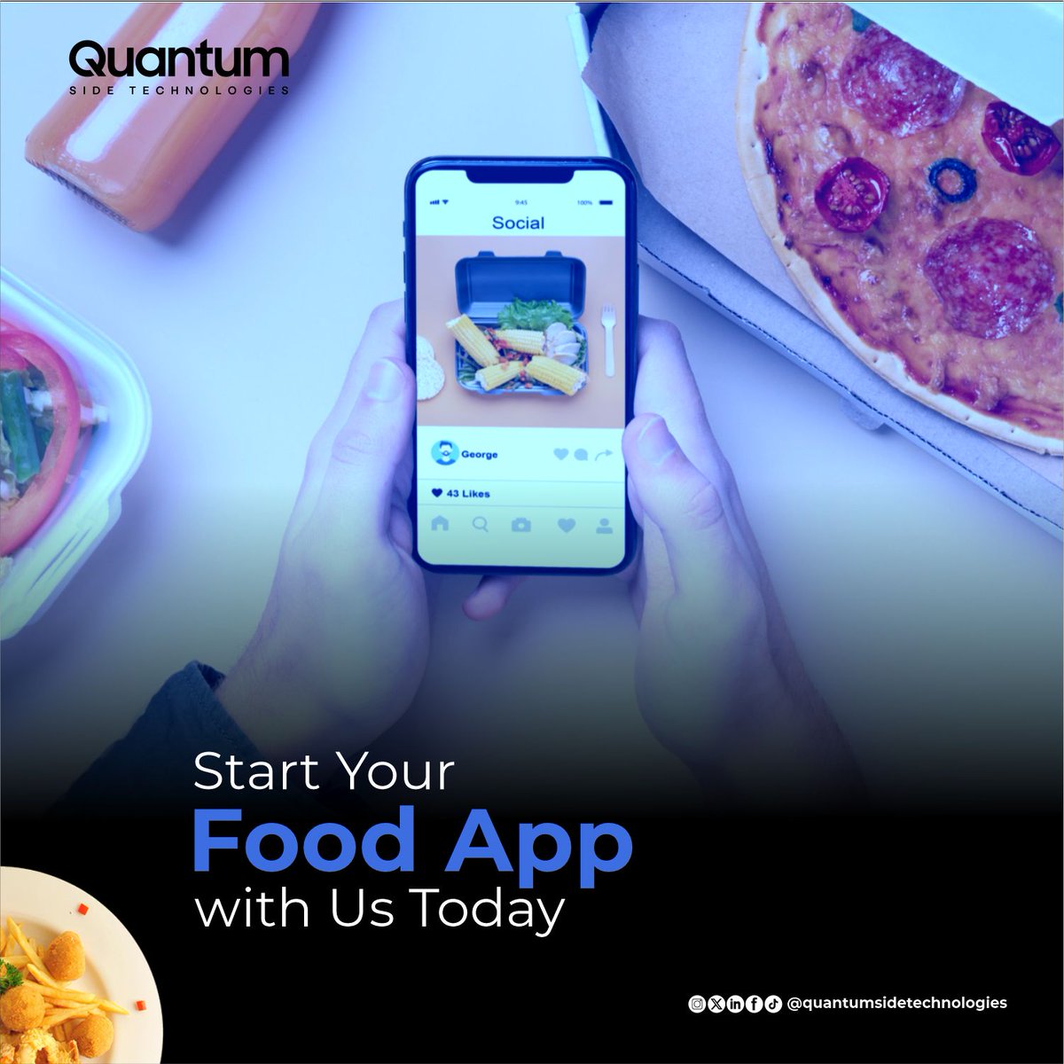 quantumsidetech's tweet photo. Craving a food delivery app that delivers?

At Quantum Side Technologies, we build apps with:

✅ Easy ordering
✅ Secure payments
✅ Real-time tracking
✅ Scalable growth

Ready to launch your food delivery business? Let’s start!

#QuantumSideTechnologies #AppDevelopment https://t.co/Kvigdd5G0W