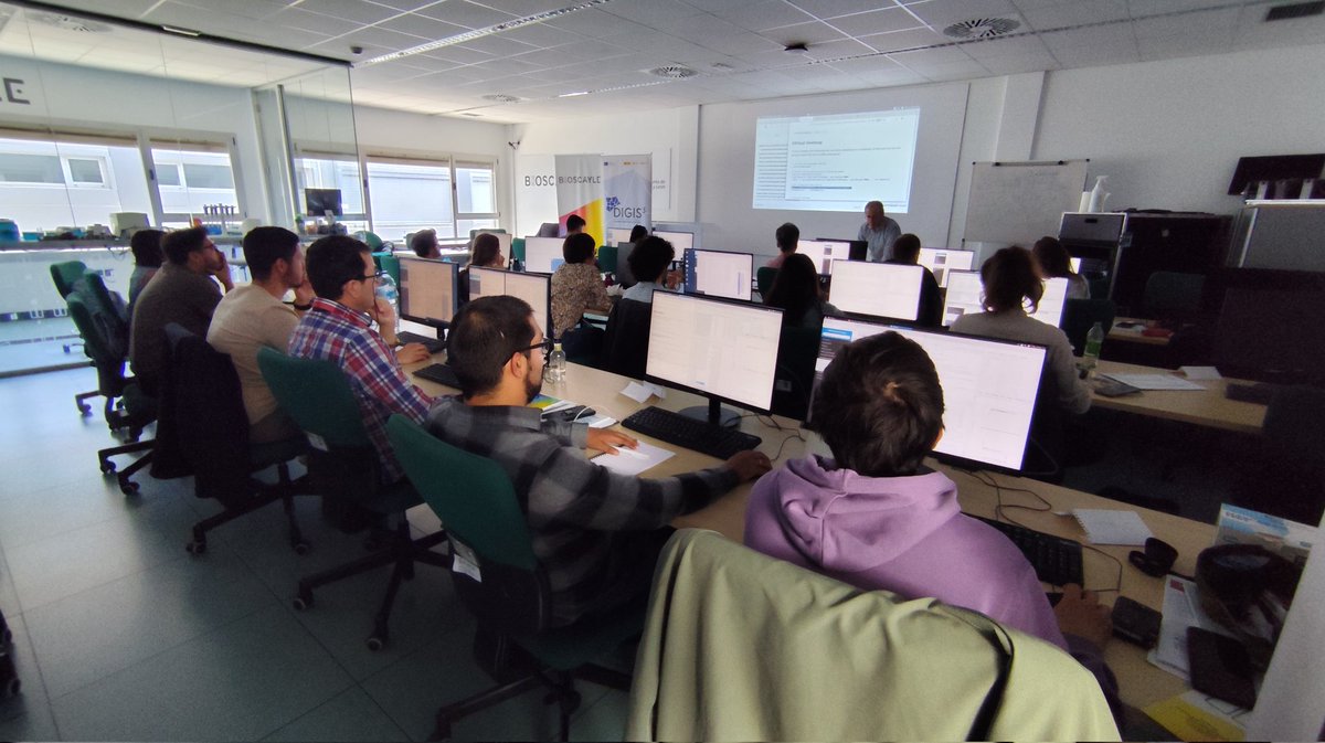 _SCAYLE's tweet photo. ¡Cerramos con éxito la primera edición del curso "Ecología de los microbiomas. Metataxonomía mediante el gen ribosomal 16S" en SCAYLE!
Gracias por formar parte de este nuevo reto formativo
🔬🧬💻 #Bioinformática #Supercomputación #SCAYLE https://t.co/P2kubXidQ7