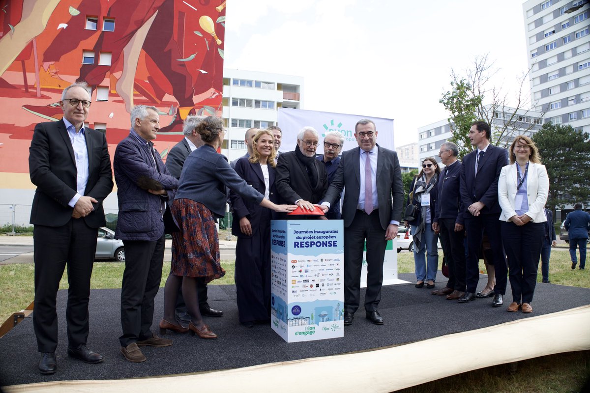 EDF Bourgogne-Franche-Comté (@edf_bfc) on Twitter photo EDF, Dijon Métropole et leurs partenaires inaugurent le projet européen Response, démonstrateur de la ville durable et décarbonée. Ce projet ambitieux vise à renforcer les villes européennes contre le changement climatique. <a href="/munozdormoy/">Carmen Munoz-Dormoy</a> EDF, Dijon Métropole et leurs partenaires inaugurent le projet européen Response, démonstrateur de la ville durable et décarbonée. Ce projet ambitieux vise à renforcer les villes européennes contre le changement climatique. <a href="/munozdormoy/">Carmen Munoz-Dormoy</a>