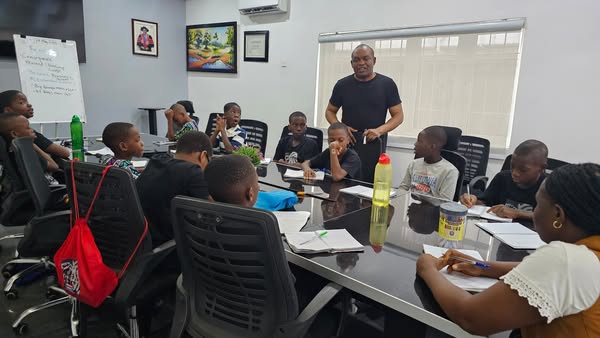 Equipped_Boy's tweet photo. It was yet another powerful moment of learning as we, the Equipped Boys sat under the guidance of our mentor, Dr. Patrick Uduma, during our mentorship session.
He took us on an enlightening journey into the world of reading books—showing us how reading shapes the mind, influences https://t.co/gY1CFwyAWQ