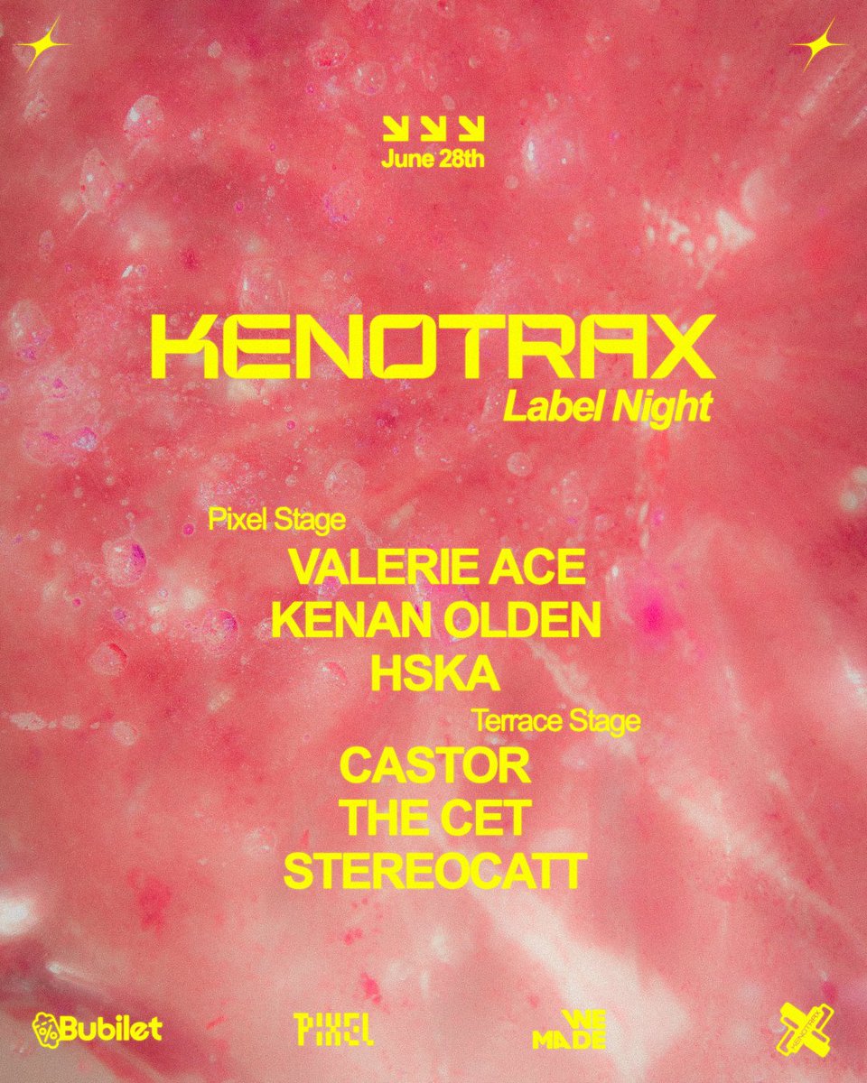 Techno ve house’un kalbi 28 Haziran’da Pixel’de atıyor! KENOTRAX Label Night’ın bu eşsiz deneyimini kaçırmayın!   
bubilet.com.tr/ankara/etkinli…