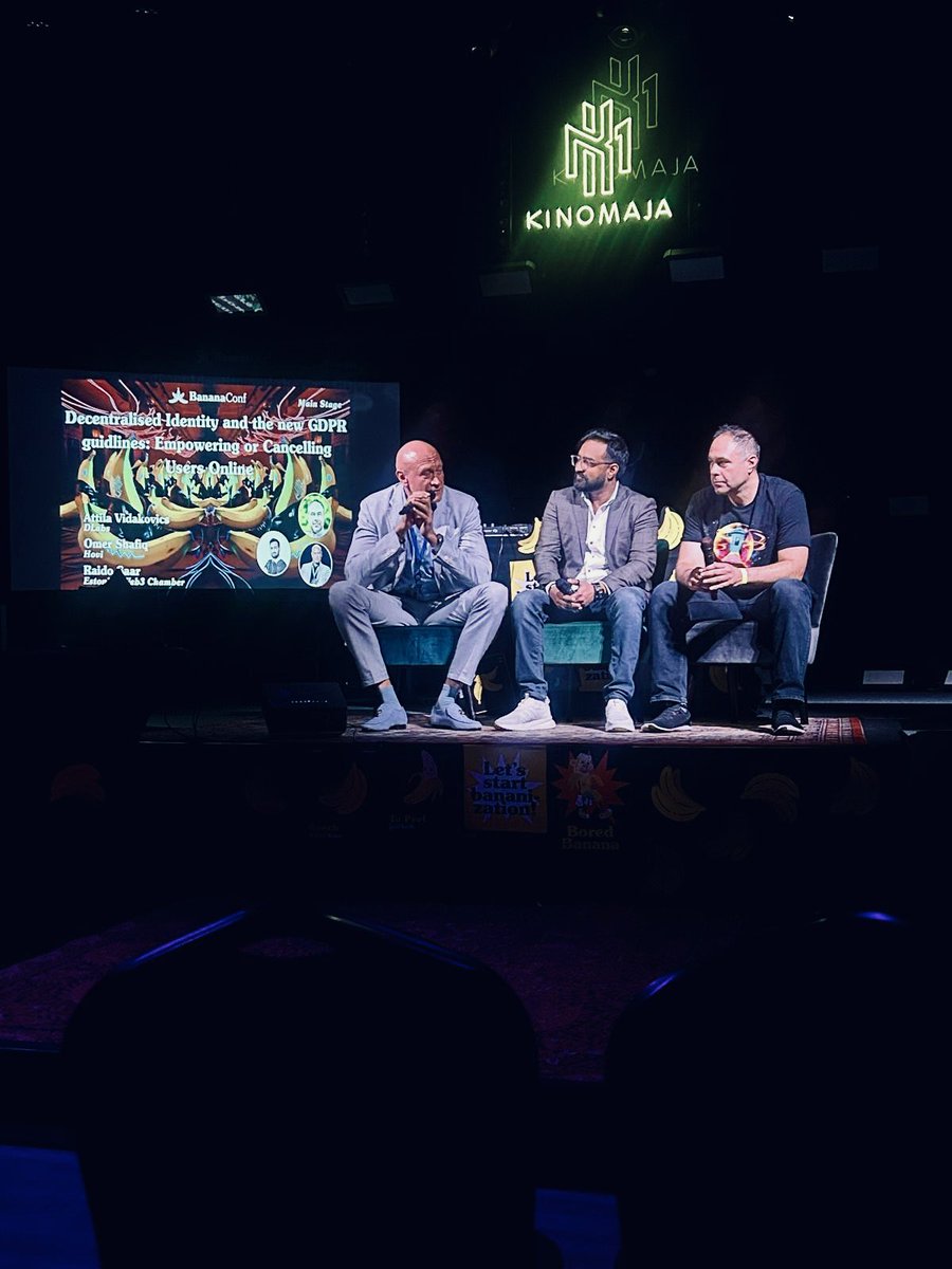 Swapin team members Mike Tiffin and Ramcis Ghidhaoui attended BananaConf in Tallinn this week. 

An event where the conversations around Web3, AI, digital identity and payments felt more grounded in reality than ever.

We’ve been talking about digital nations and decentralized