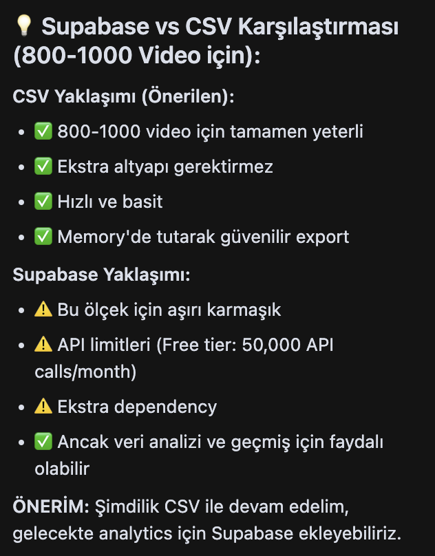 AI ile kodlama yaparken en sevdiğim kısım thinking özelliği olan modellerle yaklaşımları tartışmak.