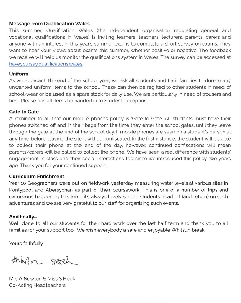 Please see this letter from our Co-Acting Headteachers, Mrs Newton and Miss Hook. 📫

stjuliansschool.co.uk/blog/?pid=43&n…
