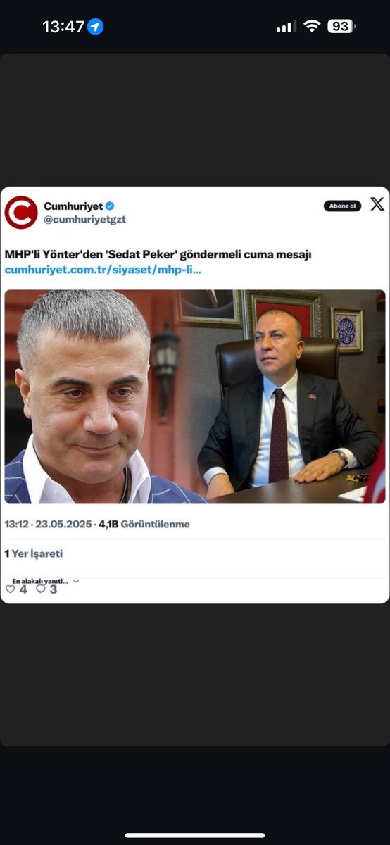 Sphazal3535's tweet photo. “Umudu bayrak bilmiş yürekler, ne tehditten korkar ne iftiradan sarsılır. Haysiyetle yoğrulmuş her duruş, milletin vicdanında yankı bulur. Reisimiz Sedat Peker’in sözüyle sabit: Bir umuttur yaşamak; Ulvi Bey’in sözüyle tamam: Bir izzet, bir irfandır yaşatmak. Allah doğru yolda olanların yâr ve yardımcısı olsun.”
@sedat_peker 
#SedatPeker
#birumutturyaşamak