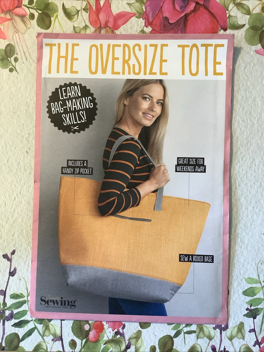 WatsonsVintage's tweet image. NEW LISTING Check out UNCUT The Oversize Tote  Simply Sewing Pattern A FABULOUS Bag to take to the Beach! - Learn Bag-Making Skills ebay.us/m/HfWB3A #eBay via @eBay_UK #SewingPattern #BagPattern #ToteBag