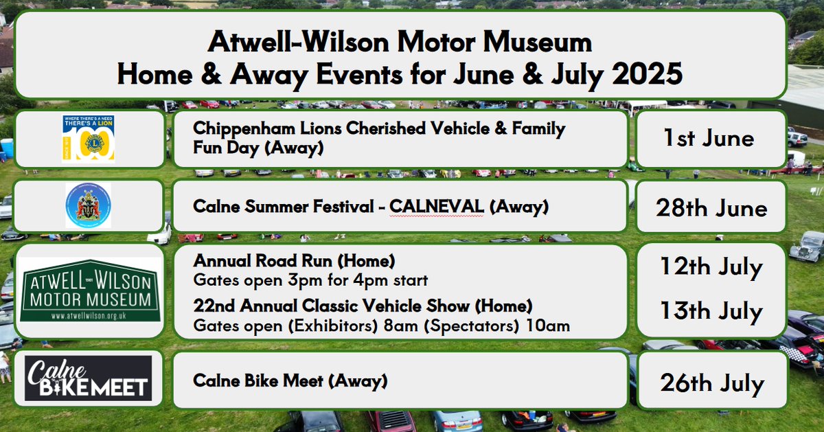 Museum events for June &amp; July