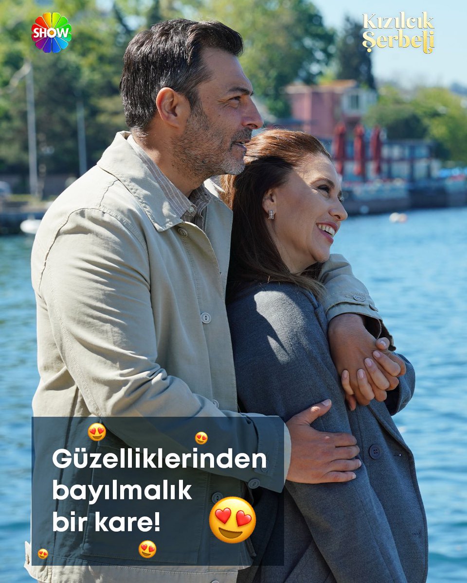 kizilcikshowtv's tweet photo. #KıvMer’in güzelliğinden bayılmalık bir kare! 😍

#KızılcıkŞerbeti yeni bölümüyle bu akşam 20.00’de @showtv’de. https://t.co/Y2bzv0LboM