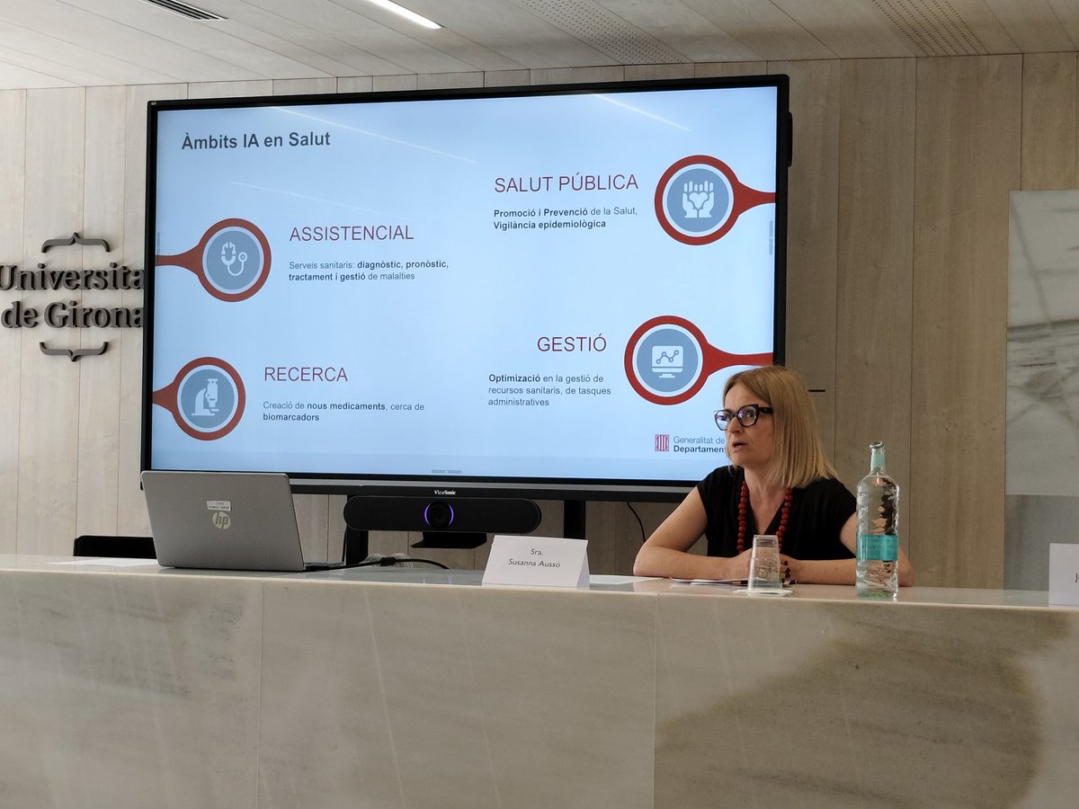 socudg's tweet photo. Super interessants aportacions a l'àmbit de la IA aplicada a la Salut de la mà de Susanna Aussó @ticsalut Juan González #PickleTech #ABCDx 
Enhorabona Seminari @OEIAC_UdG @albert_sabater d'alta qualitat i interès https://t.co/unOmtVgpKr
