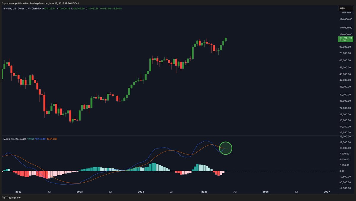 cryptorover's tweet photo. BITCOIN BUY SIGNAL IS FLASHING!!! https://t.co/rdoJY2dp8T