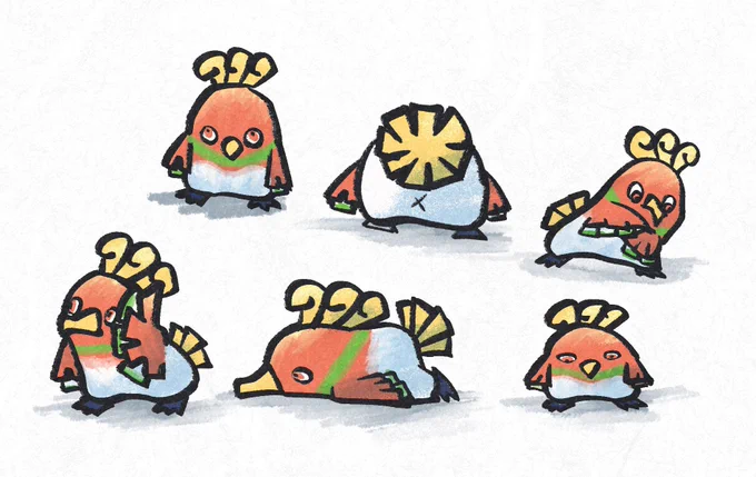 ←昔描いたホウオウ 最近描いたホウオウ→ 