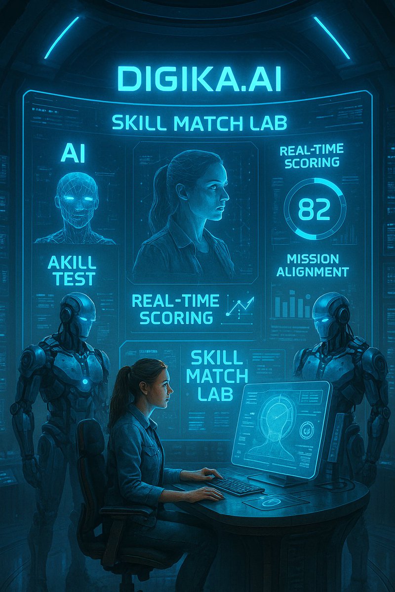 digikaai's tweet image. What if skills weren’t just listed… but tested, matched, and evolved in real-time?

Digika.AI runs talent through the engine of precision:
🤖 AI tests
📊 Smart scoring
🎯 Mission alignment

#DigikaAI #SkillLab #AIRecruitment #FreelanceMatching #FutureOfWork