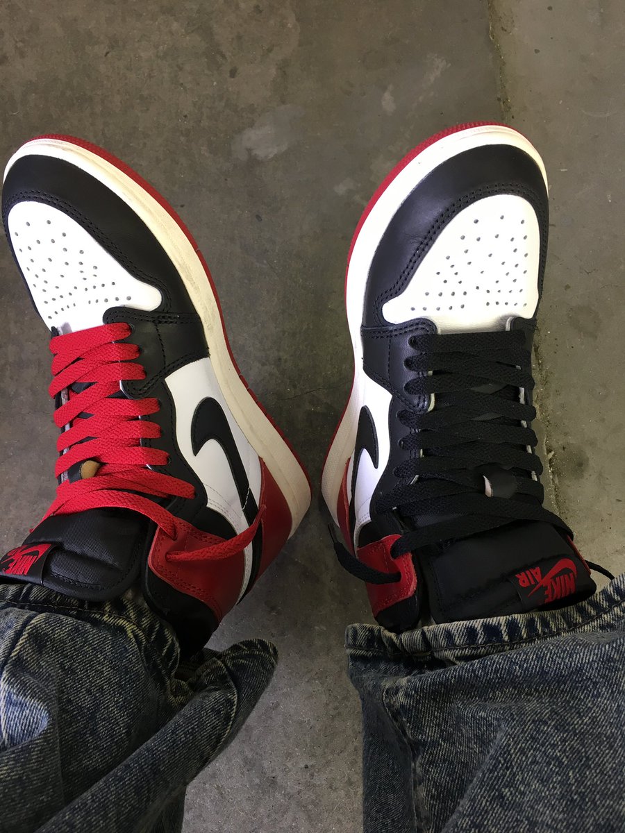 geal_sena's tweet photo. 本日の #セナスニ👟

Nike Air Jordan 1 Retro High OG
 "Black Toe Reimagined"

定価割れしてるけど可愛すぎる❤️‍🔥 https://t.co/z9BJbnAVLb