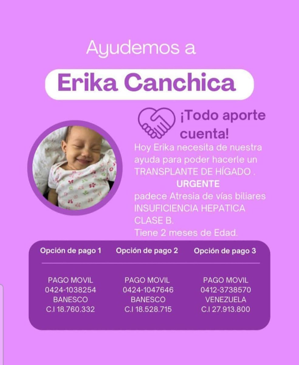 No soy de publicar mucho por este medio pero cuando lo hago es por una causa.Pido que ayuden a esta hermosa niña 🥺